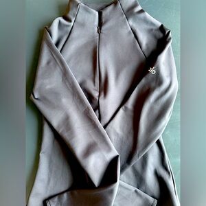 Alo Black Long Sleeve Top - airlift winter warm 1/4 Zip Long Sleeve